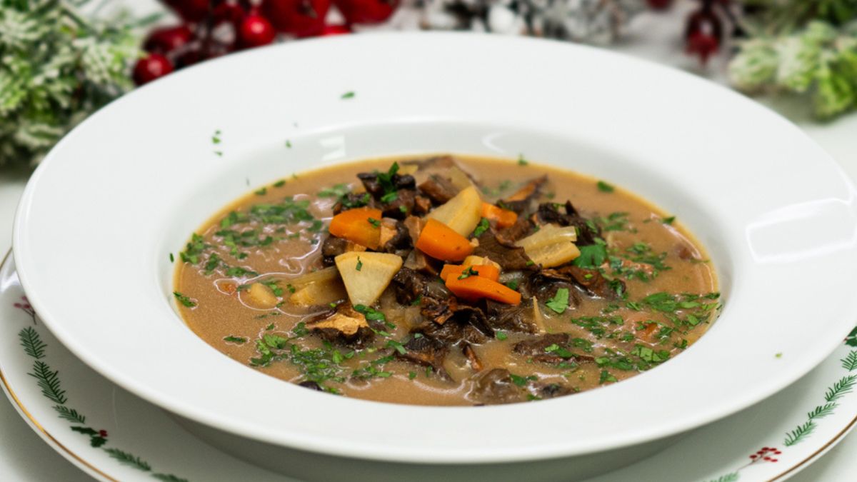 Zupa grzybowa to jedno z moich ulubionych dań wigilijnych
