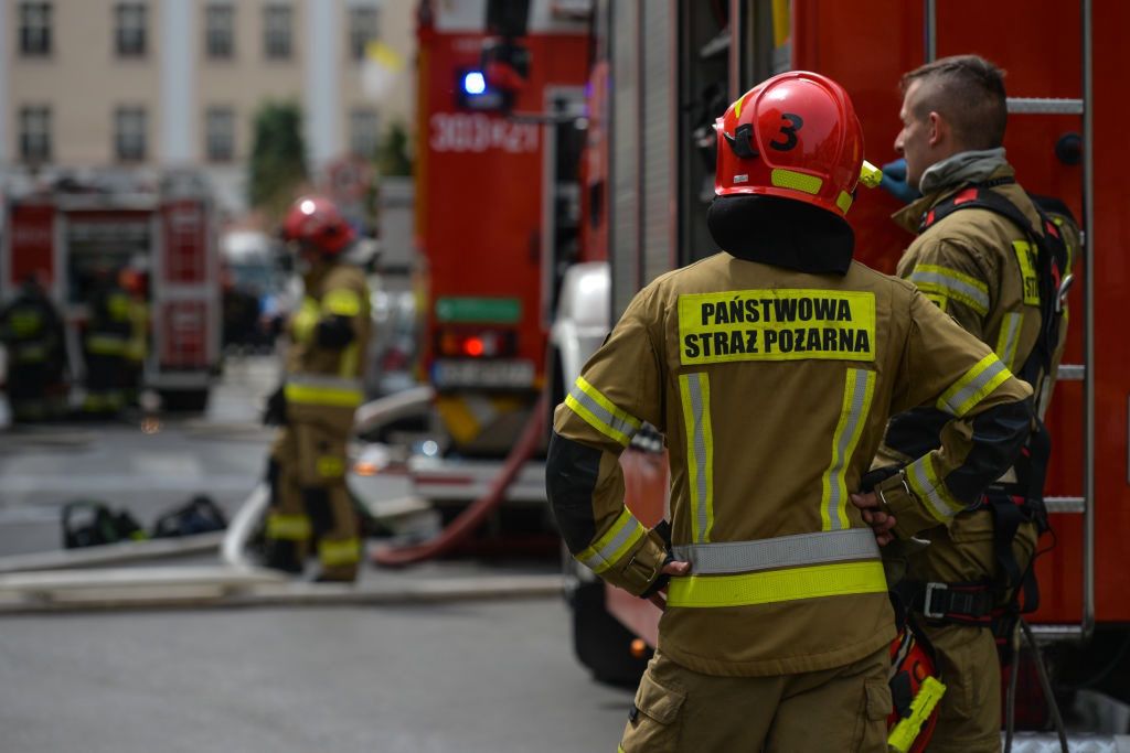 Strażacy interweniowali po eksplozji w Warszawie
