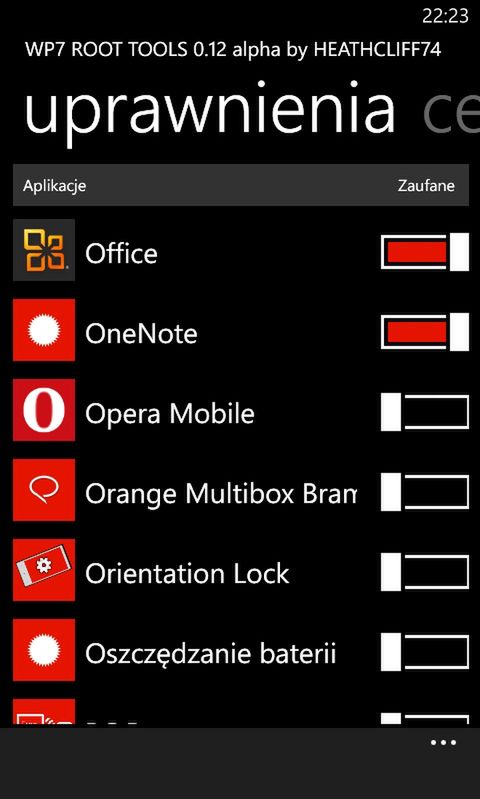 Opera Mobile na Windows Phone