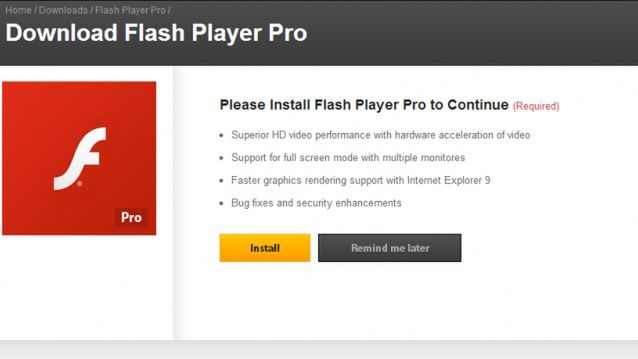 Uwaga na Flash Player Pro