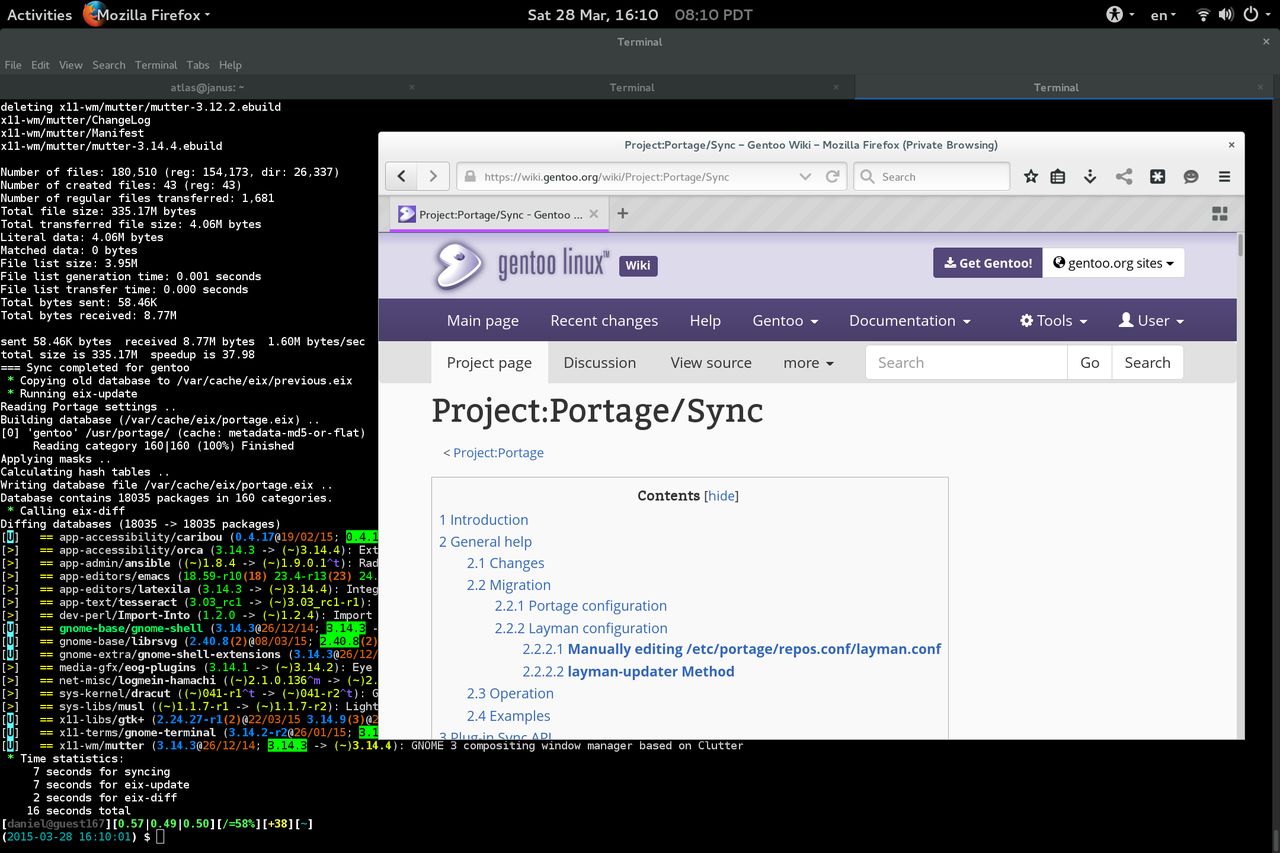 Gentoo, czyli życie w konsoli, spędzane na kompilacji