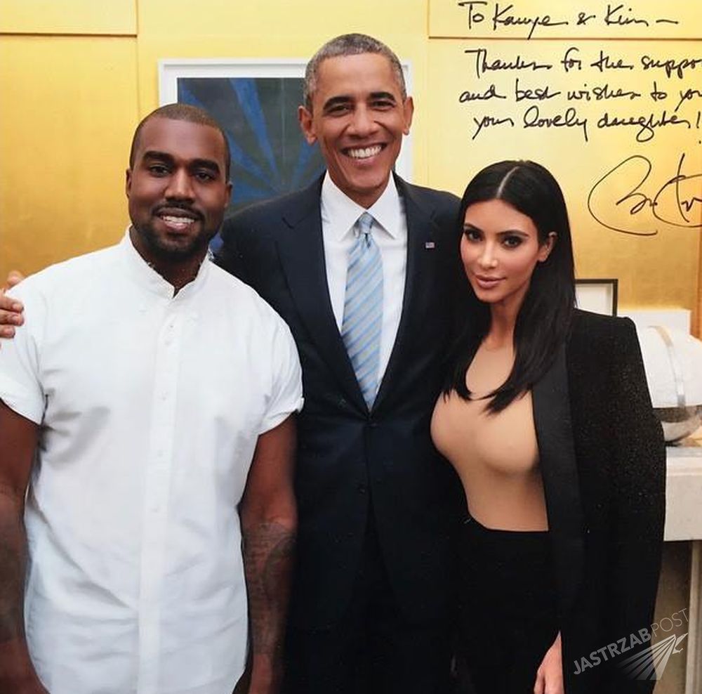 Kim Kardashian, Kayne West i Barack Obama