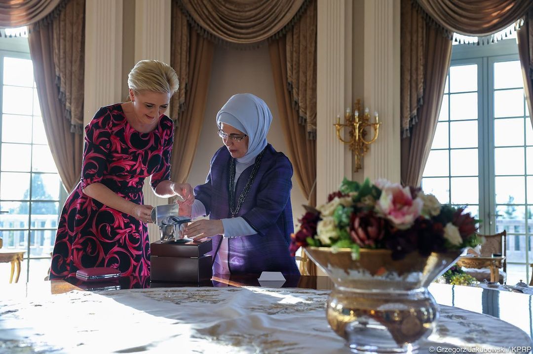 Agata Duda w Ankarze - zdjęcia Kancelaria Prezydenta RP