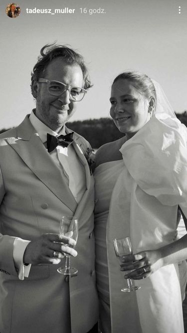 Tadeusz Muller świętuje 1. rocznicę ślubu