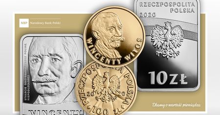 NBP wprowadził do obiegu monety kolekcjonerskie z wizerunkiem Wincentego Witosa