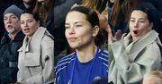 Pozbawiona makijażu Adriana Lima kibicuje ulubionej drużynie piłkarskiej na stadionie w Paryżu