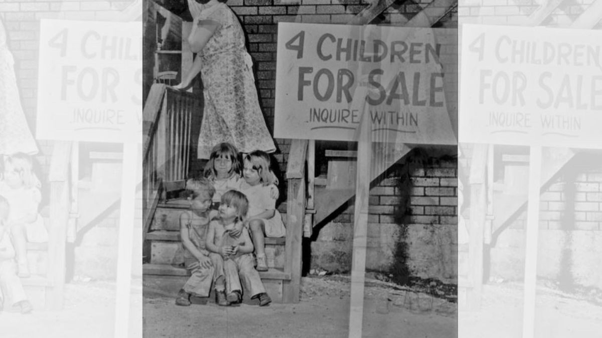 Ta fotografia obiegła całe USA. Matka chciała sprzedać swoje dzieci 1