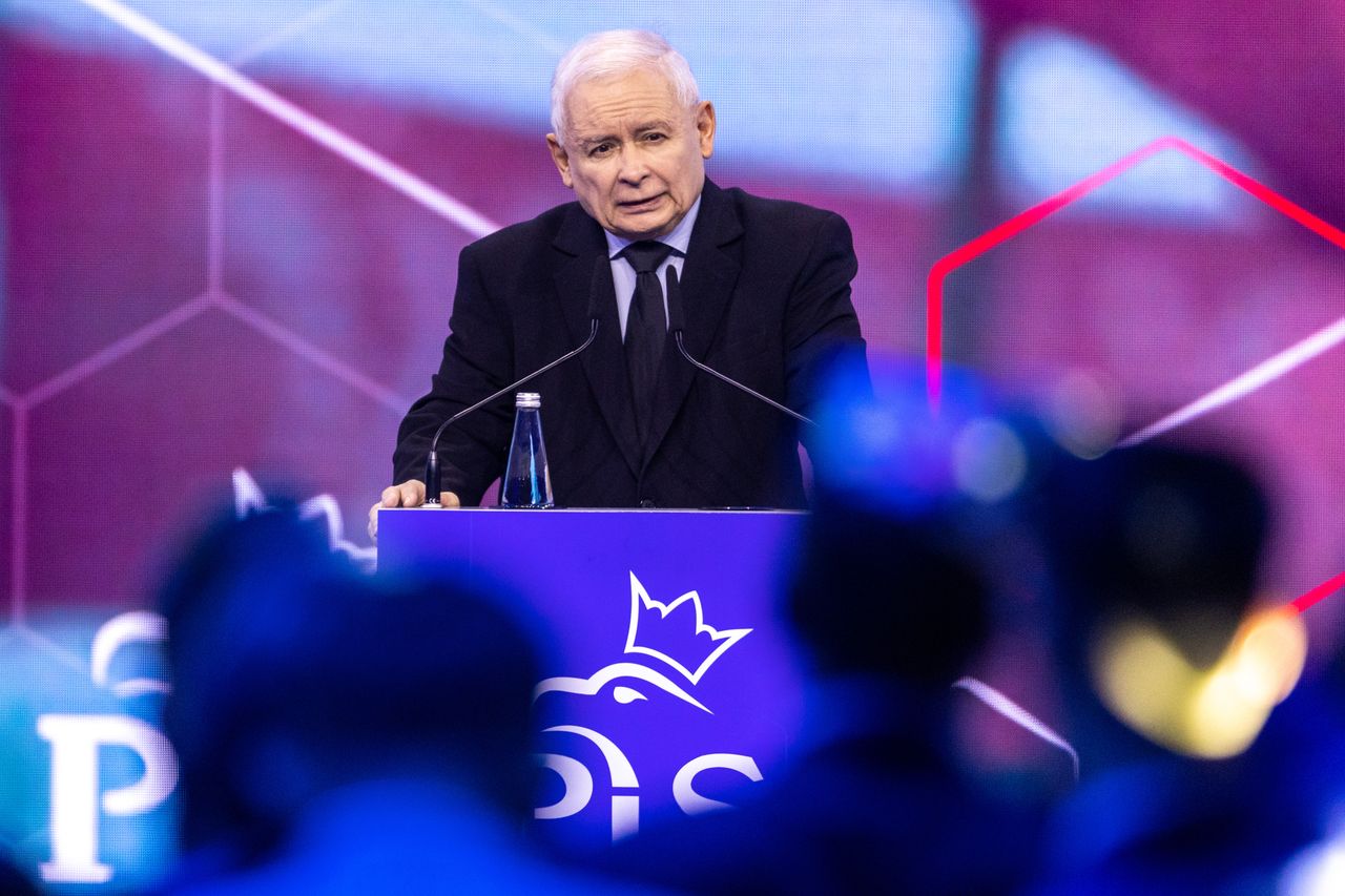 Prezes PiS Jarosław Kaczyński