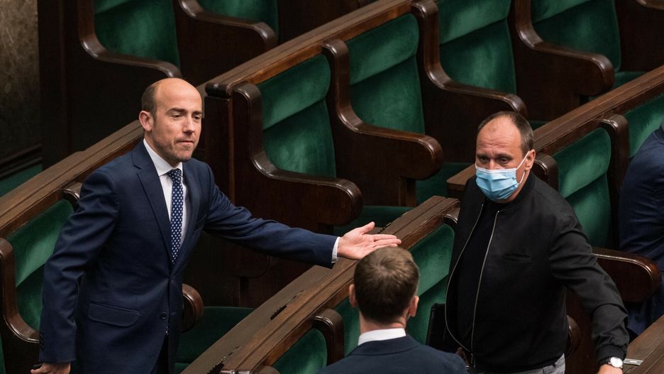 Borys Budka i Paweł Kukiz w Sejmie