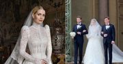 Kitty Spencer poślubiła multimilionera w "wiktoriańskiej" sukni ślubnej od Dolce & Gabbana! (ZDJĘCIA)