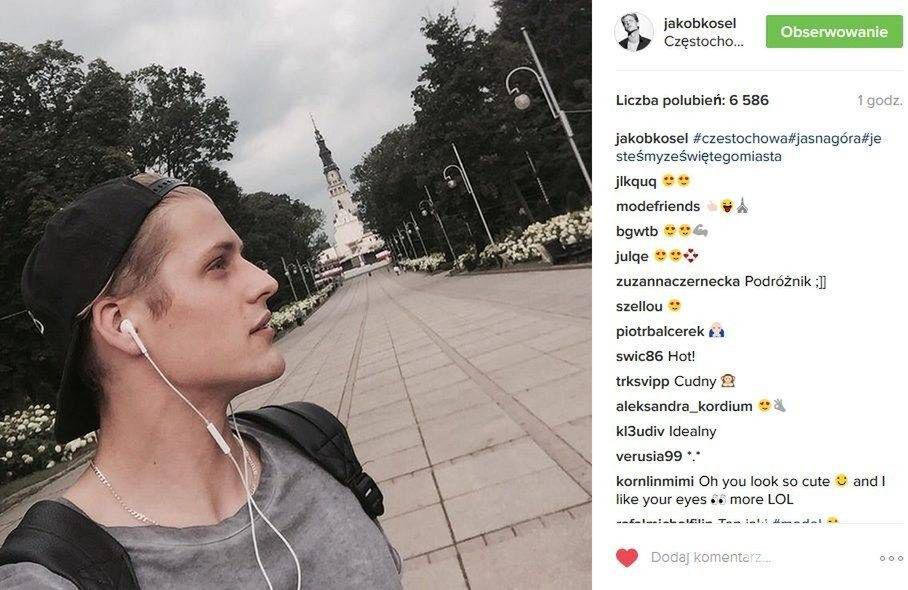 Jakob Kosel na Światowych Dniach Młodzieży? Jakob wrzucił zdjęcie z Jasnej Góry