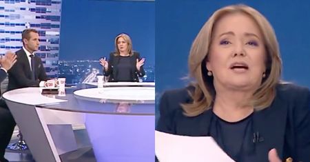 Danuta Holecka wdała się w zażartą dyskusję na antenie TVP. Prezenterce puściły nerwy: "W jakim świetle pan mnie stawia?"