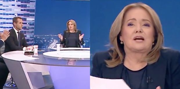 Danuta Holecka wdała się w zażartą dyskusję na antenie TVP. Prezenterce puściły nerwy: "W jakim świetle pan mnie stawia?"