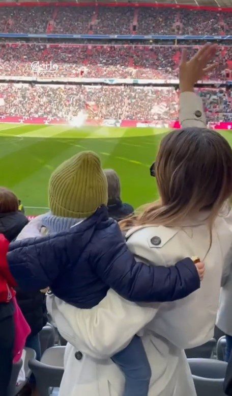 Anna Lewandowska kibicuje Robertowi Lewandowskiemu