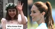 Kilkuletnia Kate Middleton oswaja się z kamerą na archiwalnym nagraniu. "Kto by pomyślał, że zostanie w przyszłości KRÓLOWĄ" (FOTO)