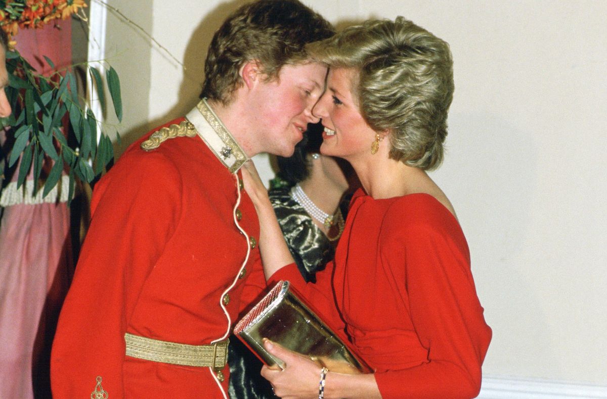 Księżna Diana i jej brat Charles