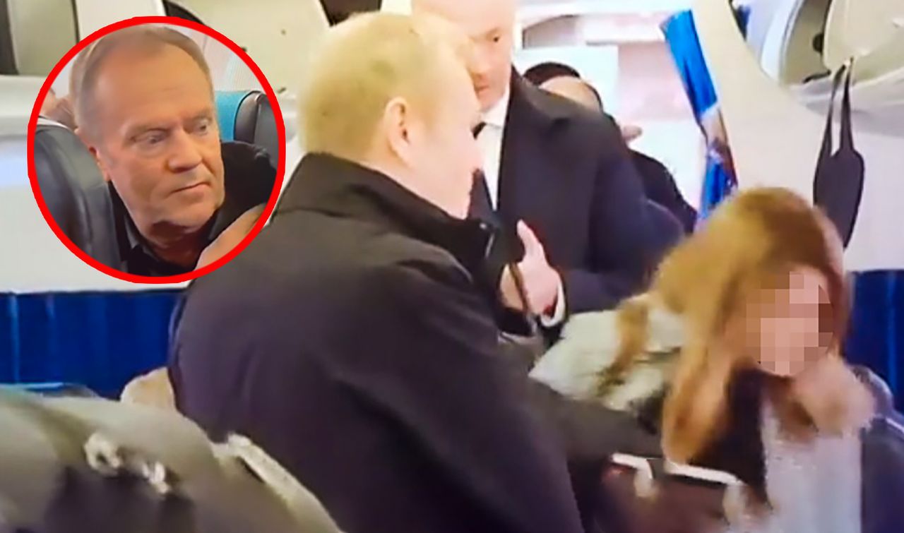 Tusk nagrany w samolocie. Ważna podróż po wyborach
