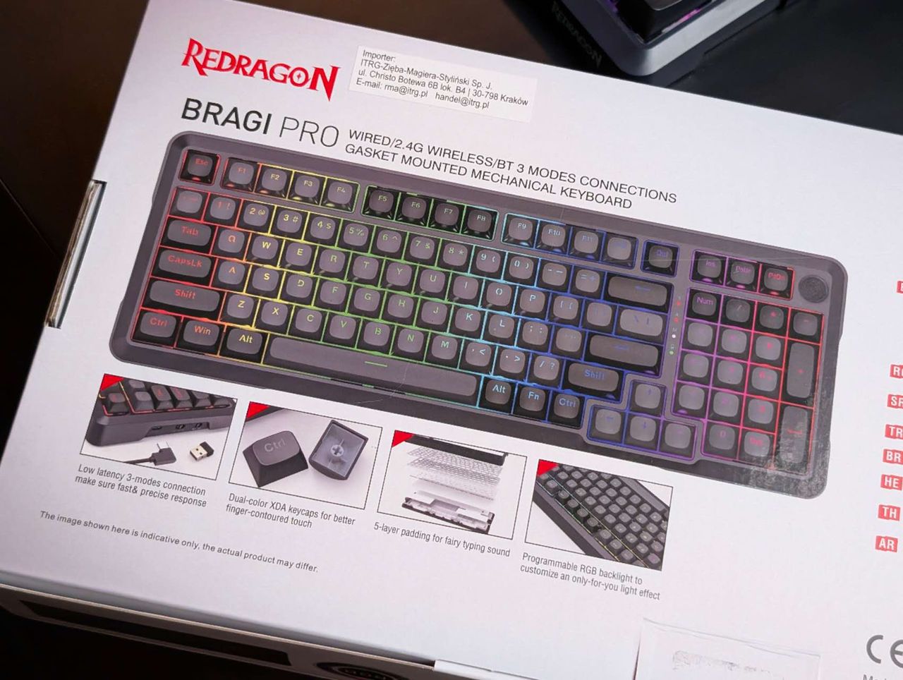 Redragon Bragi PRO - opakowanie