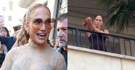 Fani NAGRALI Jennifer Lopez o poranku pod jej hotelem w Mediolanie. Tak diwa wygląda BEZ MAKIJAŻU (WIDEO)