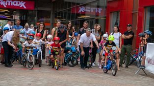 Rzeszów: Dziecięce Zawody Rowerkowe w Millenium Hall przyciągnęły prawie 200 małych kolarzy