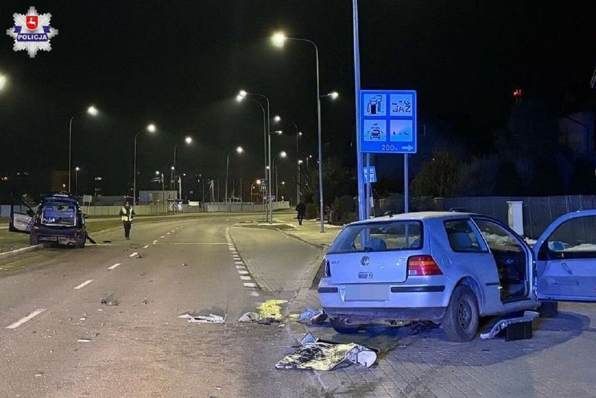 Golf, którym podróżował młody kierowca