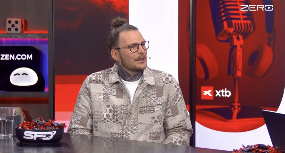 Żurnalista podczas rozmowy 