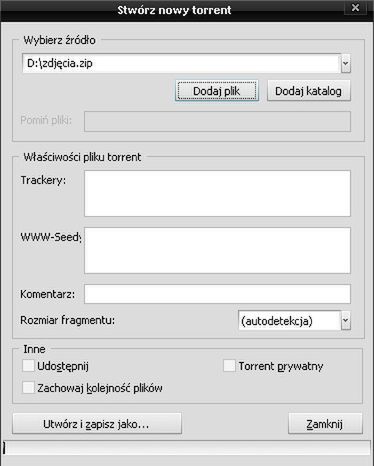 Jak stworzyć torrenta i udostępnić swoje pliki w Sieci? 2