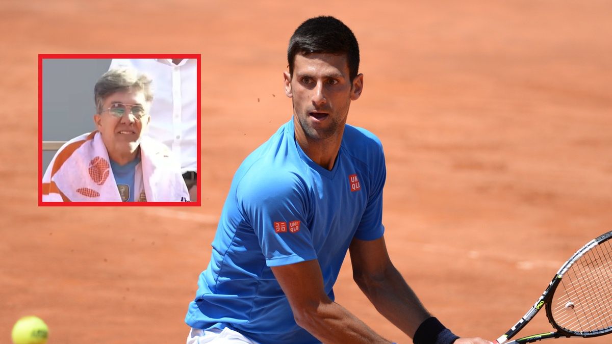 Novak Djoković zobaczył kibica w oryginalnym stroju