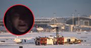 Przeżyła katastrofę samolotu w Toronto. Pokazała dramatyczne nagranie