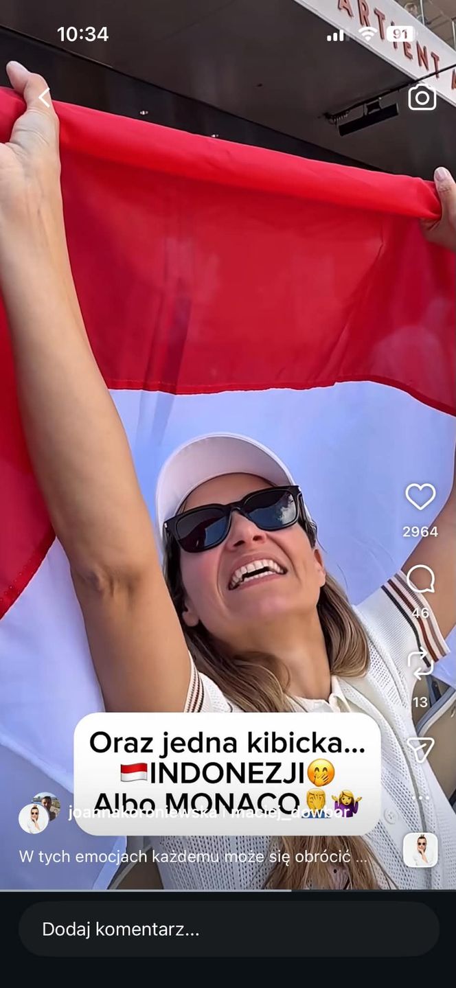 Joanna Koroniewska na Rolan Garros