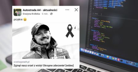 Makabryczny fake news krąży w sieci. Nie dajcie się nabrać