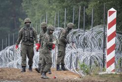 Migranci chcieli przekroczyć granicę. Dwóch żołnierzy trafiło do szpitala