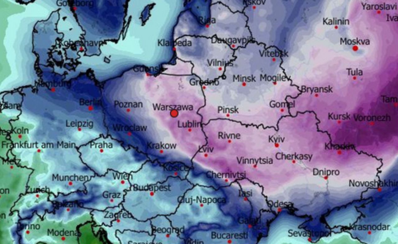 Fala mrozu obejmie całą Polskę. Nowa pogoda na 10 dni