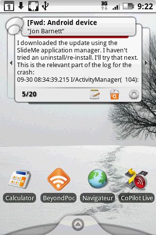 Jeszcze jeden widget SMS dla Androida 1