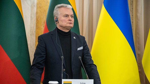 Prezydent Litwy Gitanas Nauseda