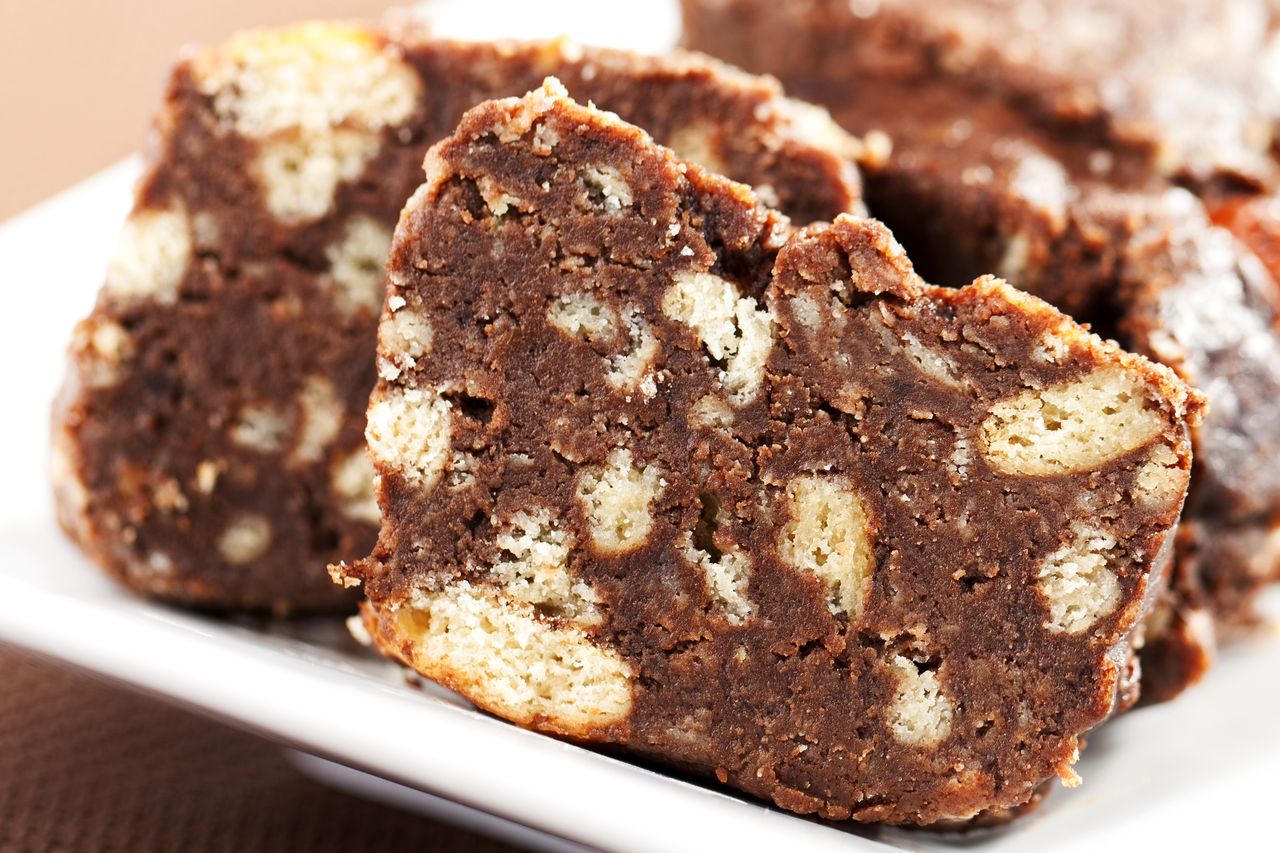 Blok czekoladowy robię inaczej. Dorzucam składnik, o którym w PRL-u mogliśmy tylko pomarzyć