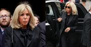 Brigitte Macron przybyła na pogrzeb Jane Birkin. Znów zadała szyku? (FOTO)