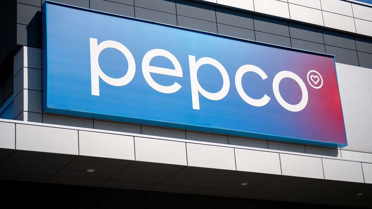 A Pepco store logo sign is seen in Krakow, Poland, on May 10, 2026. Pepco is a European discount retail chain selling clothing, household goods, toys, and decorations. (Photo by Marcin Golba/NurPhoto via Getty Images)
