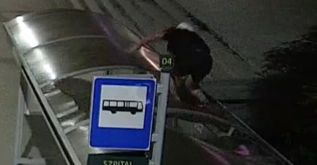 "Sztuka cyrkowa". Uchwycił go monitoring. Cała Polska zobaczy wybryk