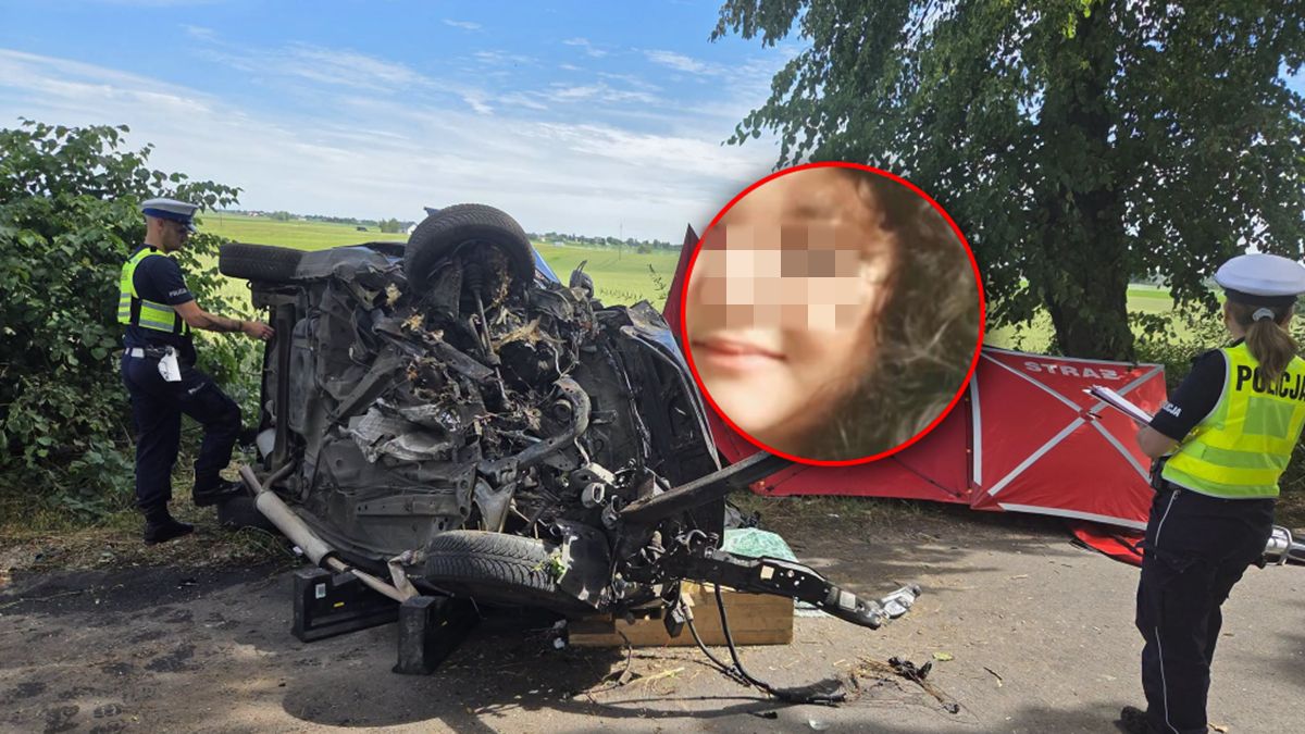 13-latka zginęła w wypadku.