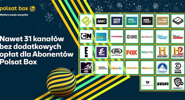 31 kanałów w „otwartym oknie” Polsat Box