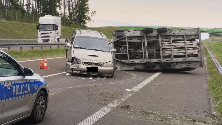 Do wypadku doszło na S10 w okolicy Wałcza