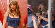 Wylaszczona Taylor Swift odpoczywa od koncertów, dopingując chłopaka na meczu. Petarda? (ZDJĘCIA)