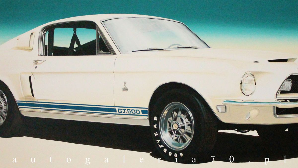Shelby GT 500 na płótnie 1