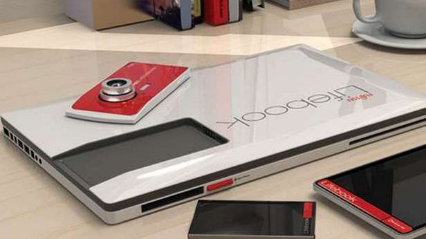 Fujitsu Lifebook 2013. Koncepcyjny laptop z aparatem fotograficznym, tabletem i telefonem 1