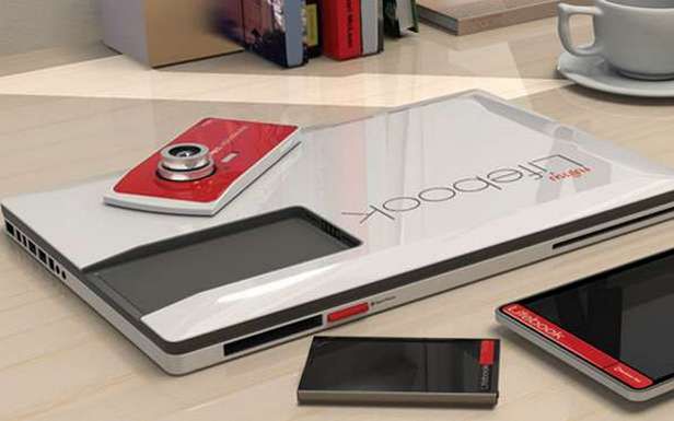 Fujitsu Lifebook 2013. Koncepcyjny laptop z aparatem fotograficznym, tabletem i telefonem