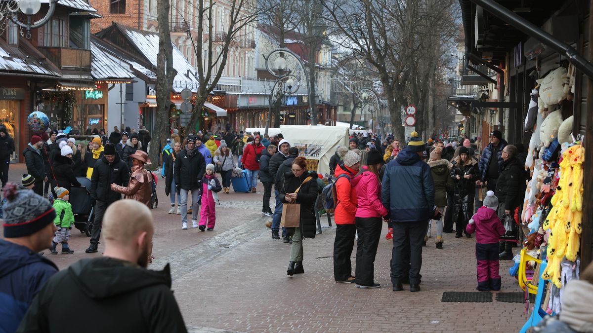 Turyści w Zakopanem