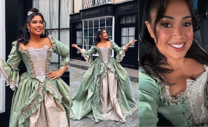Patricia Kazadi na planie "Bridgertonów"