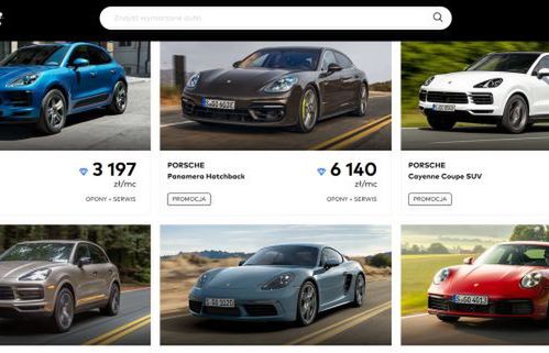 Carsmile wprowadza do oferty miesięcznego wynajmu samochody Porsche