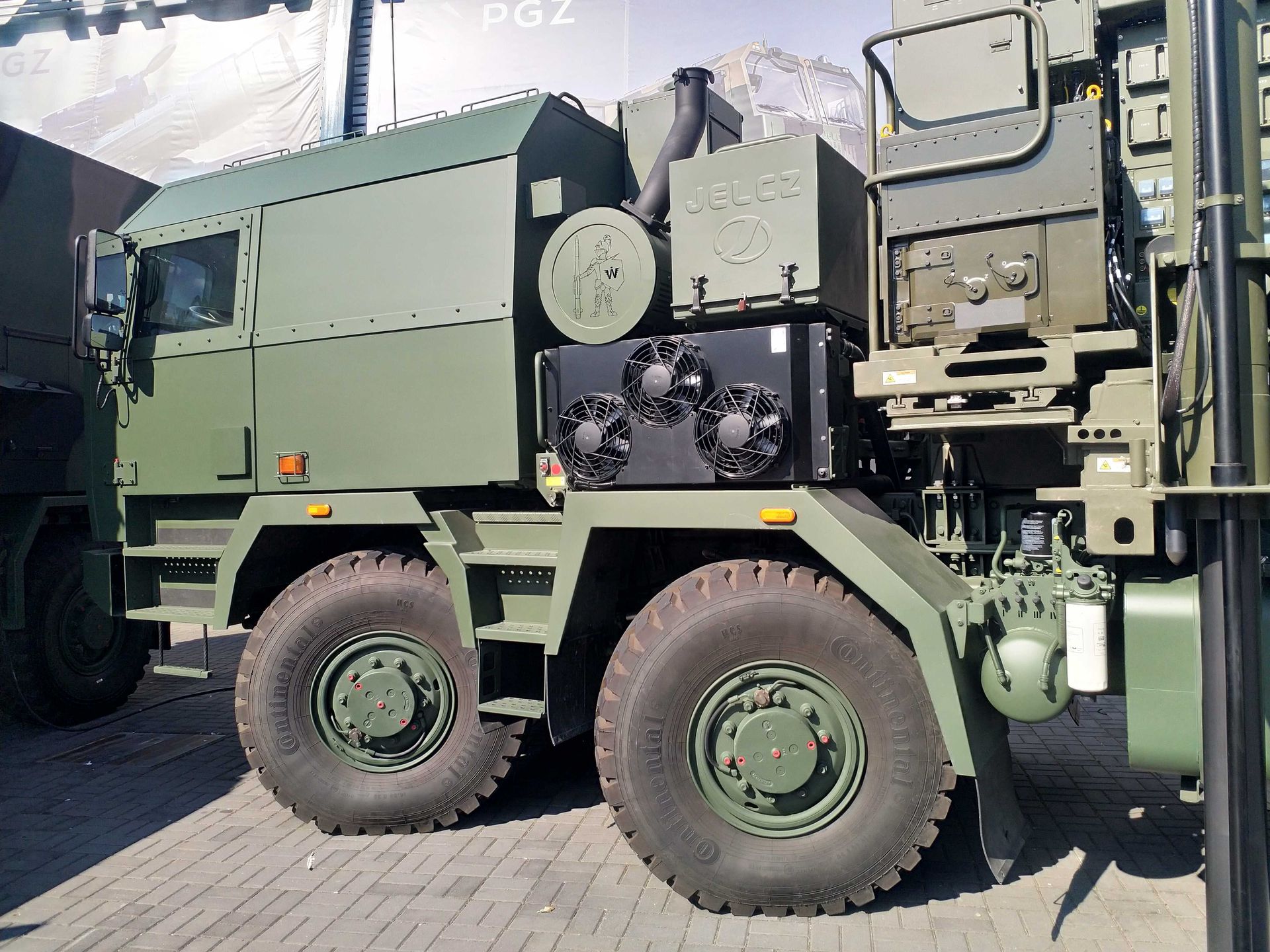 Operacyjna wyrzutnia systemu Mała Narew na MSPO 2023.